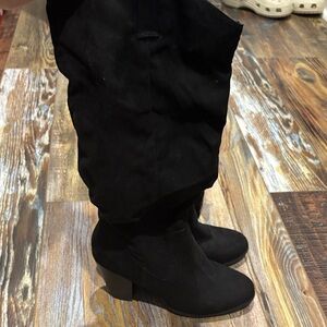 Rampage Women's Black Heeled Boots